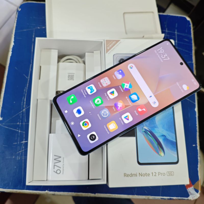 Redmi Note 12 Pro Second 8/256GB - Layar AMOLED 120Hz, Baterai 5000mAh, Fast Charging 67W, Garansi T