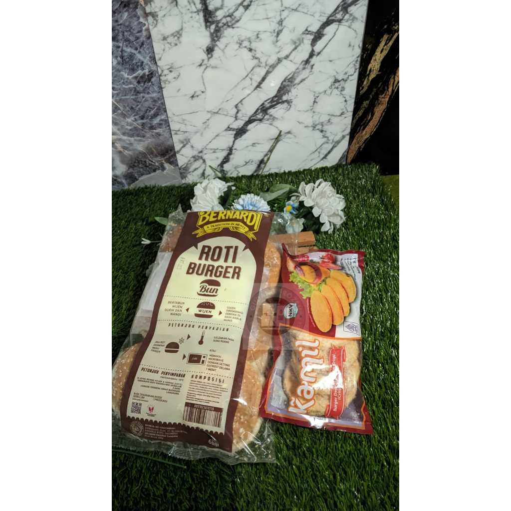 

Bernardi Roti Burger Wijen 6pcs + Kamil Crispy Chicken Burger 300gr