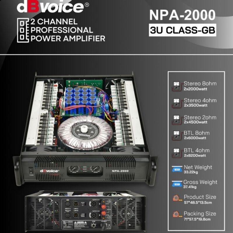 power dBvoice NPA - 2000 Class GB Original