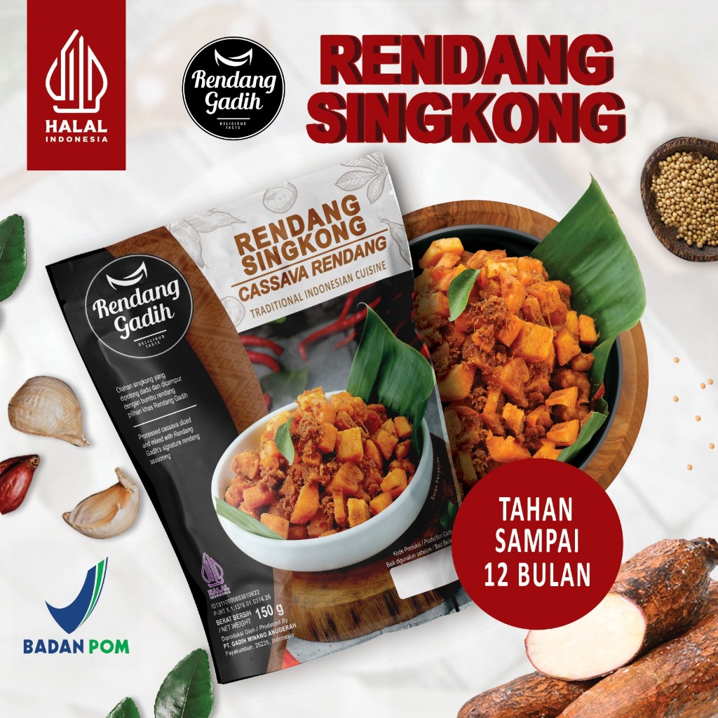 

Rendang Gadih Pyk - Rendang Singkong 150 g