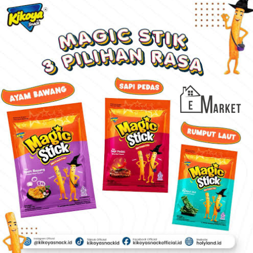

Kikoya Magic Stick Snack Cemilan Mini French Fries 10pcs 18gr