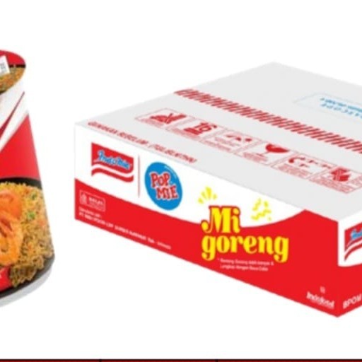 

1 karton pop mie goreng rasa indomie goreng