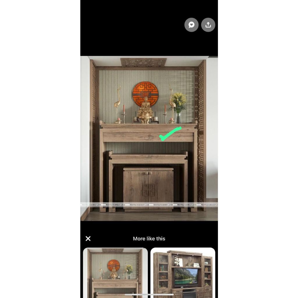 Custom Meja Altar Sembahyang Minimalis