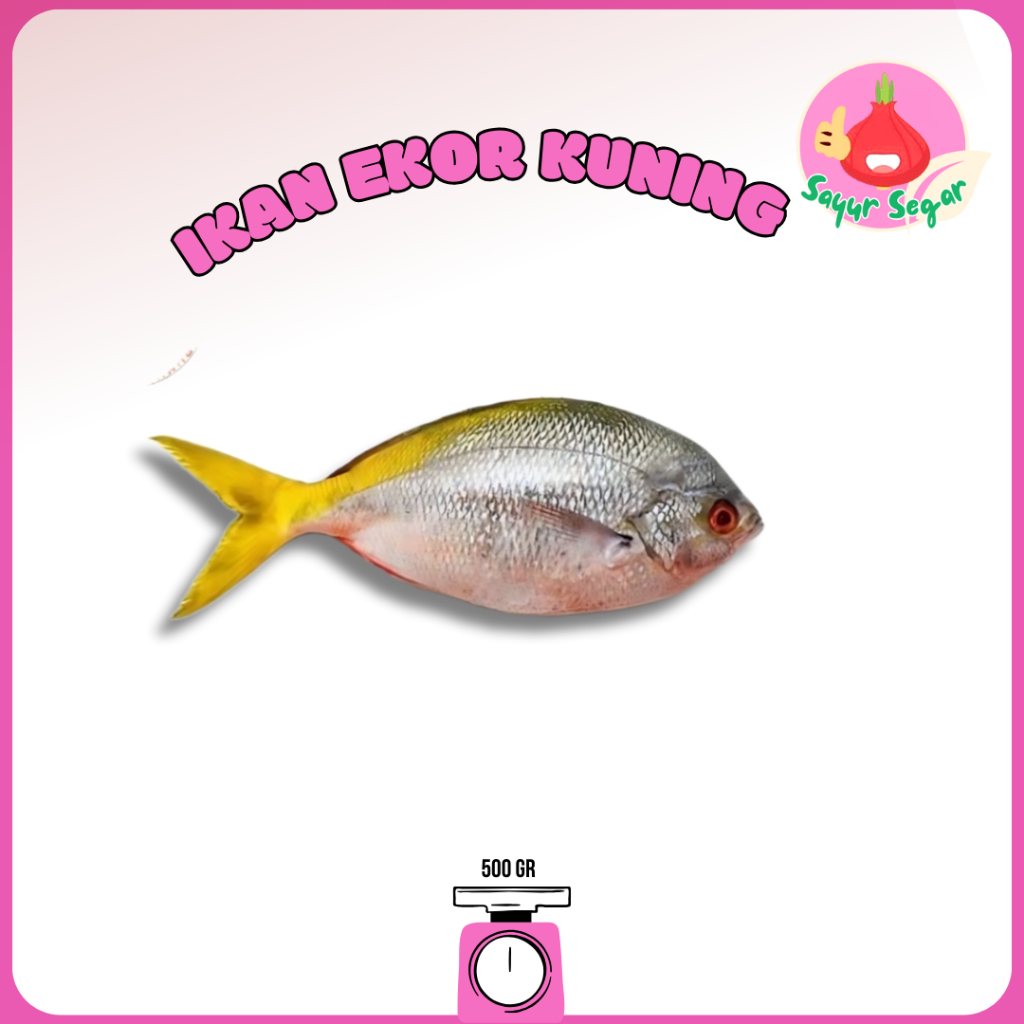 

Sayur Segar - Ikan Ekor Kuning Segar 500 gr / Yellowtail Fish