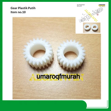 1 Set Karcher Planet wheel Nomor10 Gear Plastik Putih