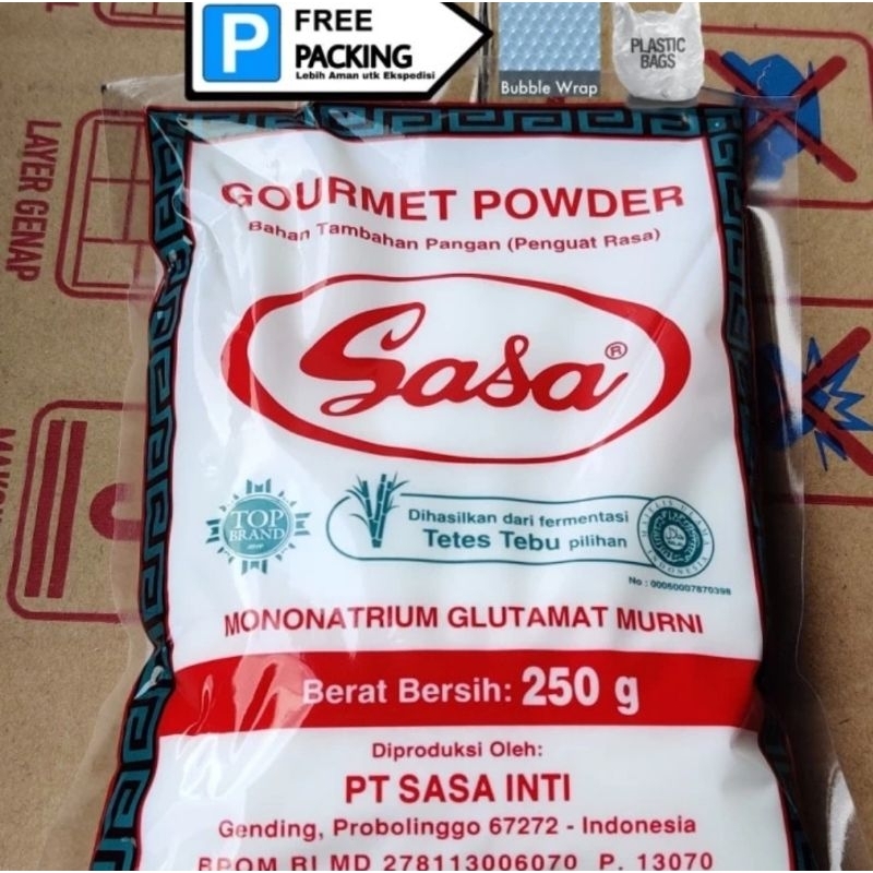 

SASA MSG Micin 250gr Gourmet Powder Penyedap Rasa