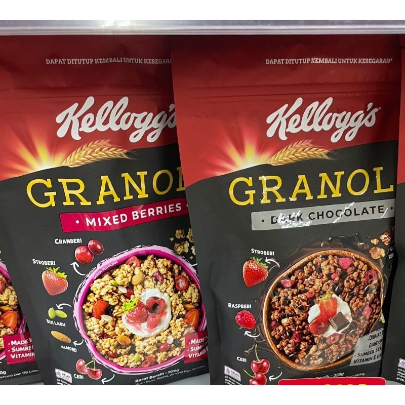 

kellogg's granda dark chocolate/ mixed berries