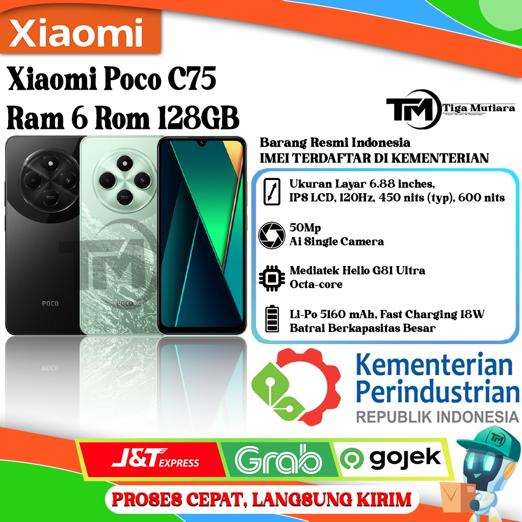 Xiaomi Poco C75 Ram 6/128GB | Ram 8/256GB