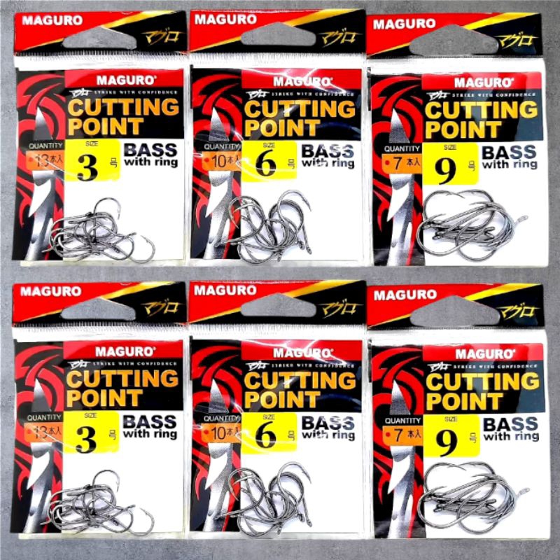 Kail pancing/Mata kail pancing MAGURO CUTTING POINT BASS