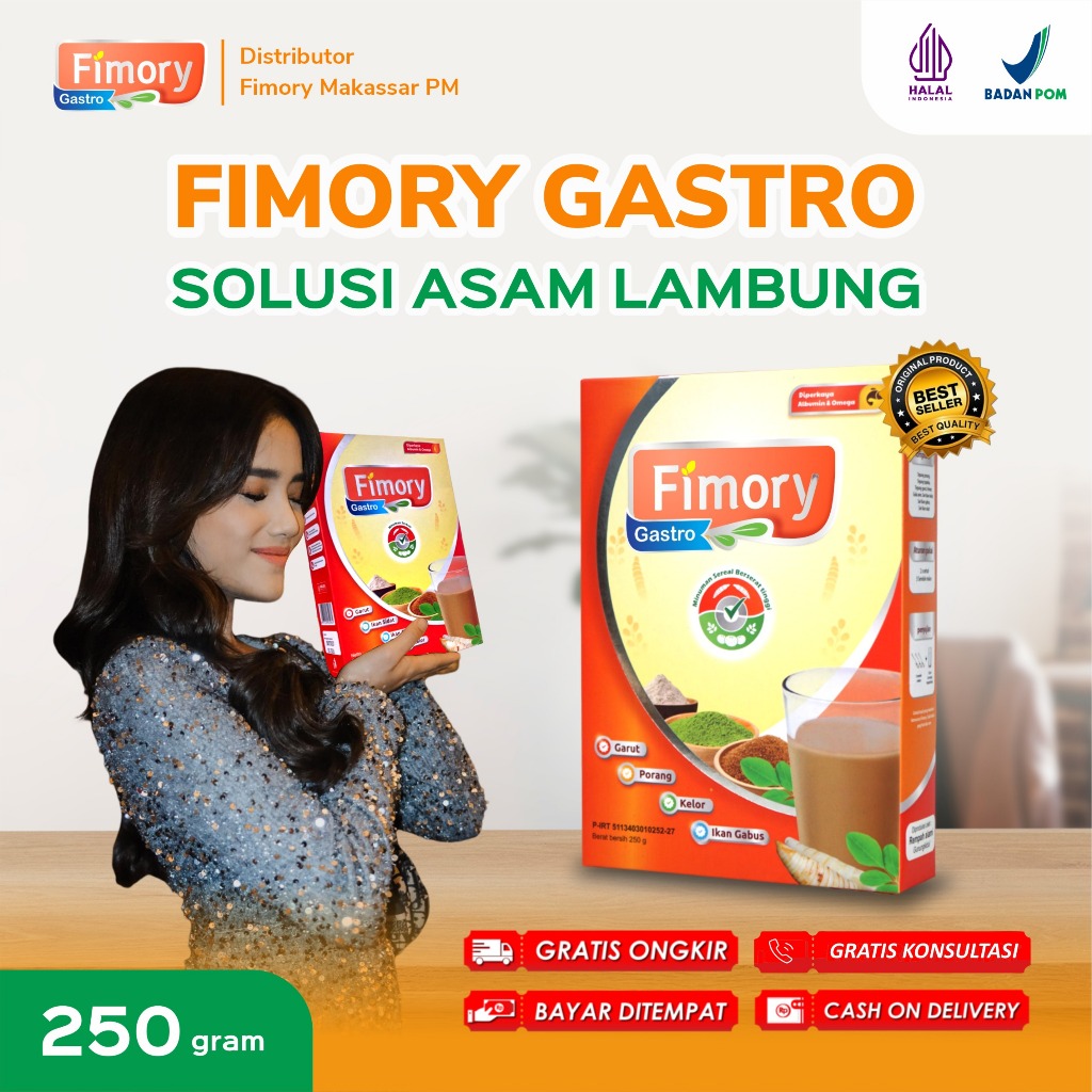 

Fimory Gastro 250gr - Minuman Berkhasiat untuk atasi Asam Lambung | Original 100% dari Bahan Alami