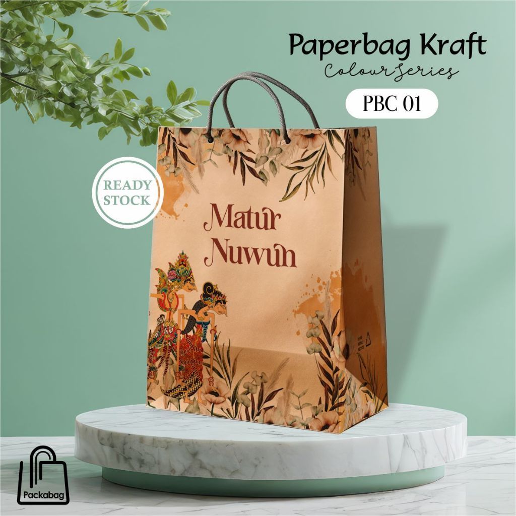 

PAPER BAG MURAH WARNA - PAPER BAG COLOUR TAS SOUVENIR PERNIKAHAN READY STOCK PBC 01