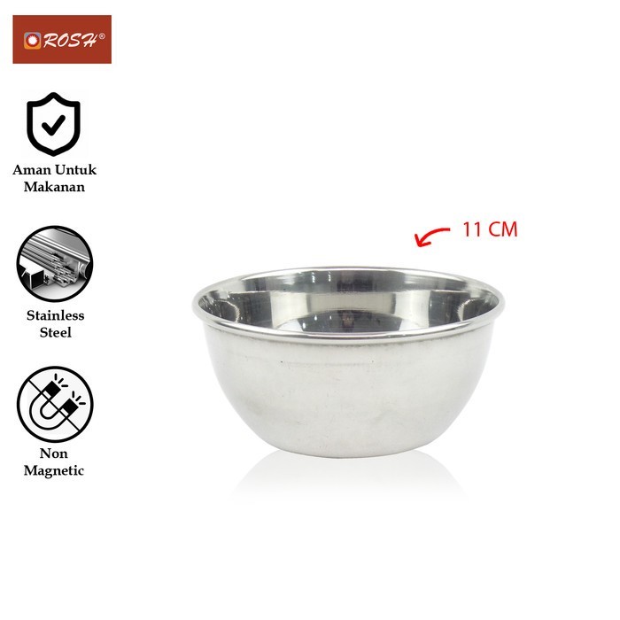 ROSH Mangkuk Kecil 11 CM Stainless Steel ROSH BOWL 11CM