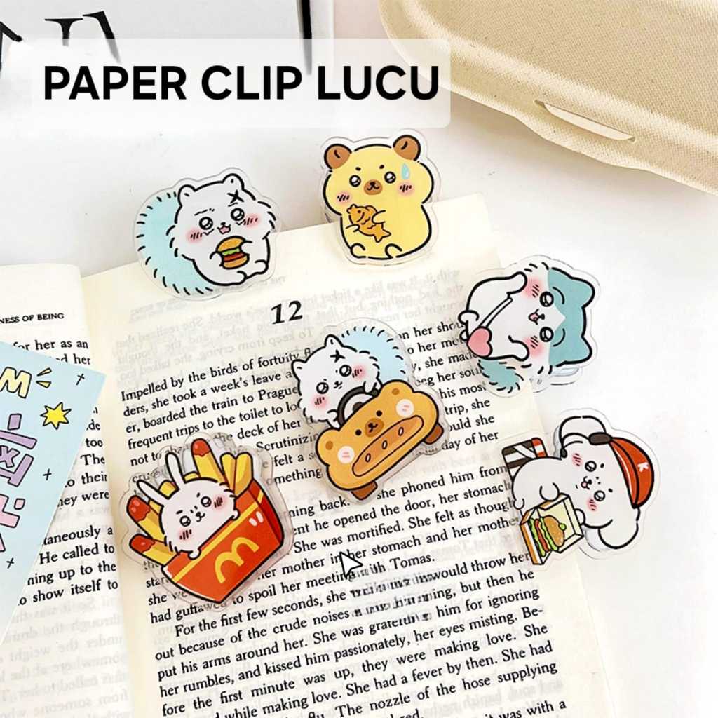 

MILANBERRY PAPER CLIP LUCU STATIONARY ALAT TULIS KANTOR PERNAK PERNIK KLIP PENJEPIT KERTAS