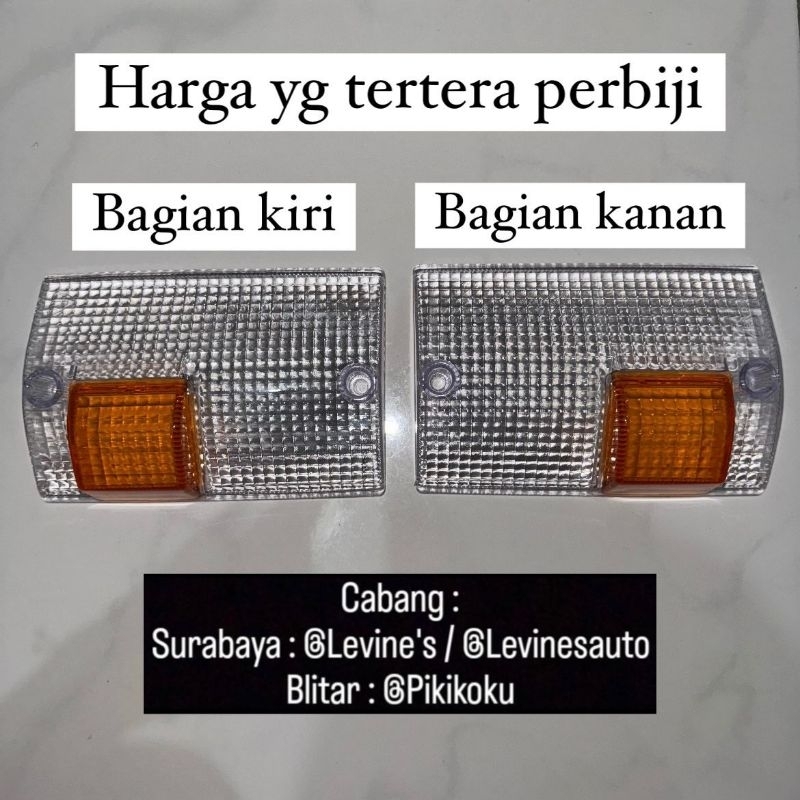 mika sein l300 kualitas bagus / mika lampu sen l300 / tutup lampu sen l300 / mika kaca riting depan 