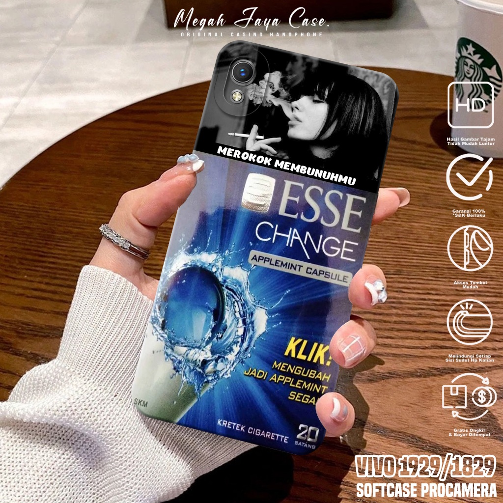 Lilystore- Softcase Hp Vivo 1820 / Vivo 1929 - Case Hp Vivo 1929 / Vivo 1820 Motif Ess - Casing Hp