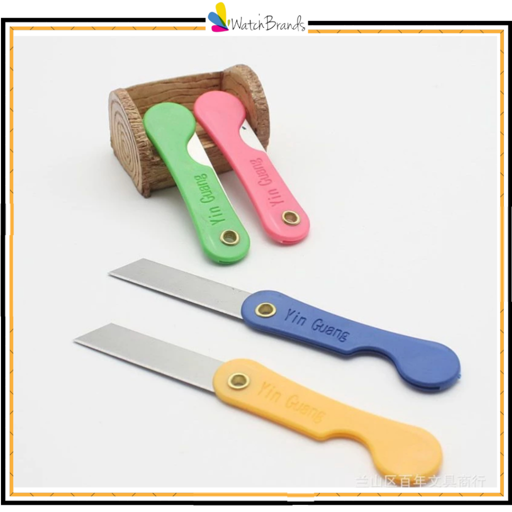 

WBS Cutter Lipat Mini Pisau Lipat Kecil Silet Cuter Serbaguna Warna Warni PR097