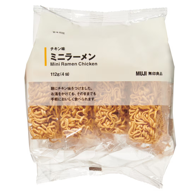 

Muji Mini Ramen Chiken 4's 112g
