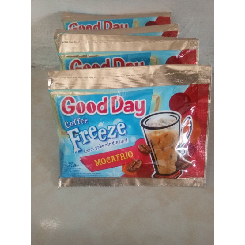 

KOPI GOODDAY FREEZE 30GRAM (1 RENCENG ISI 10 BUNGKUS)