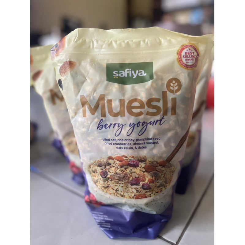 

MUESLI 1 KG RASA BERRY YOGURT || MUESLI 1 KG SAFIYA