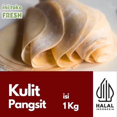 

Kulit Pangsit Premium 1Kg 100 lembar