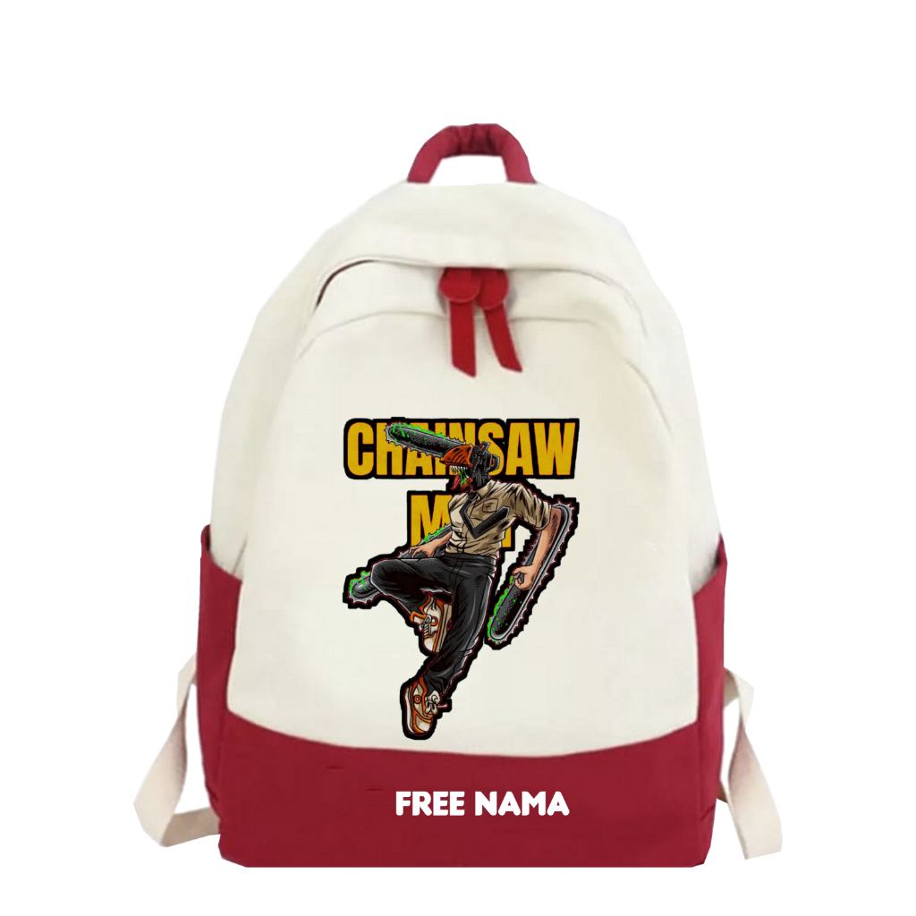 Tas ransel anak gambar Chainsaw men Denji