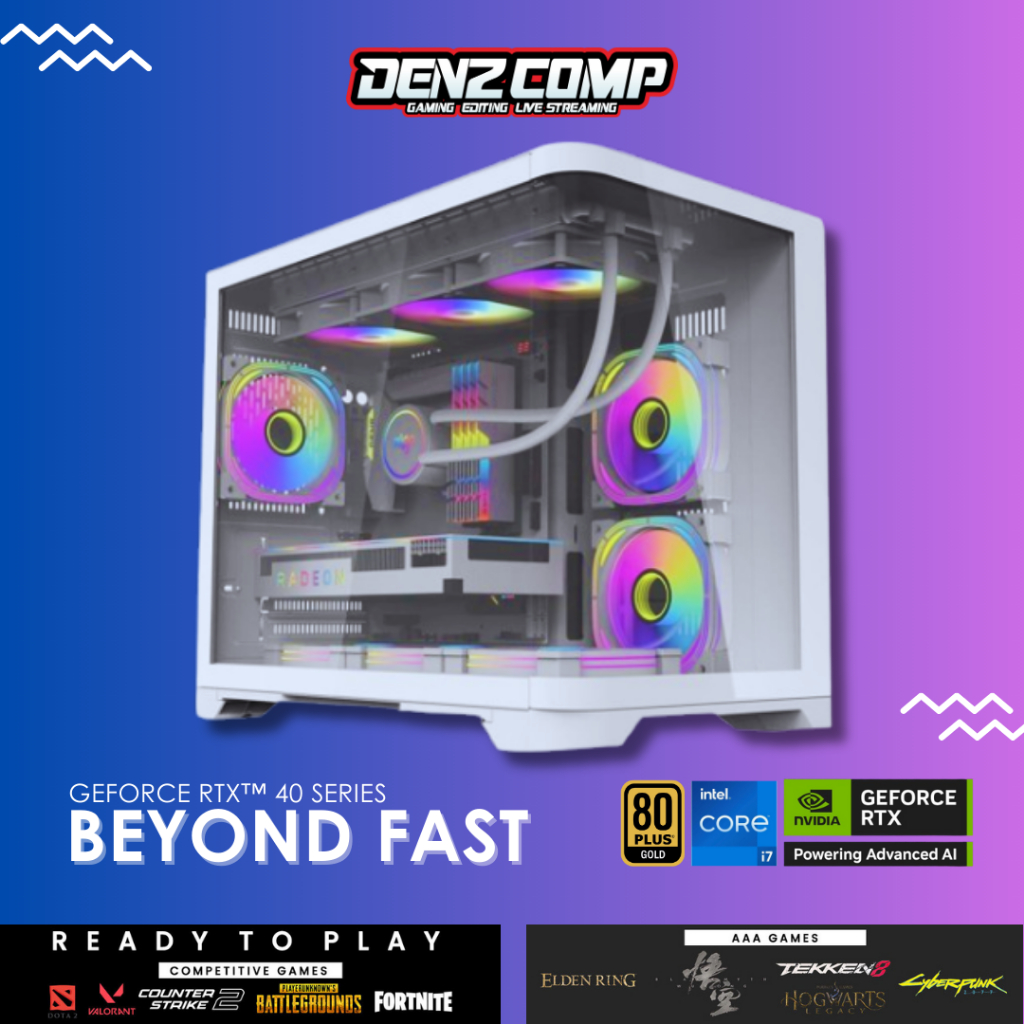 PC RAKITAN - INTEL CORE i7-14700K / RTX 4070Ti Super / DDR5 32GB / NVMe 1TB - PC GAMING DESAIN