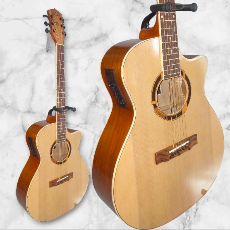 GITAR AKUSTIK ELEKTRIK ORIGINAL JR.SANJAYA DREAM 01 GAN
