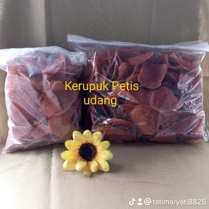 

kerupuk udang/petis mentah murah!!! isi 500 gram""tanpa bahan pengawet