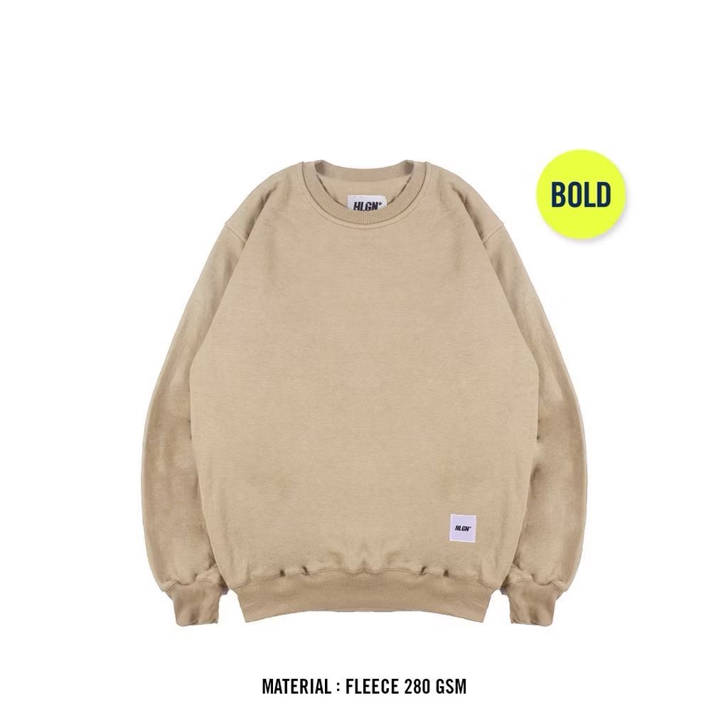Hooligans - HLGN Crewneck Bold Netral Beige
