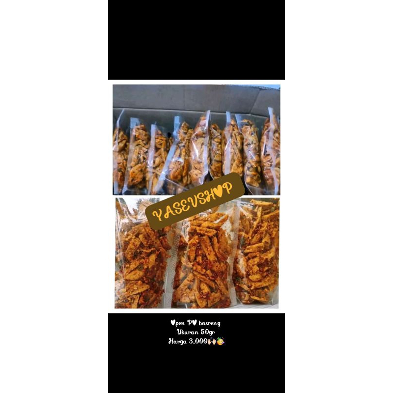 

Basreng pedas daun jeruk