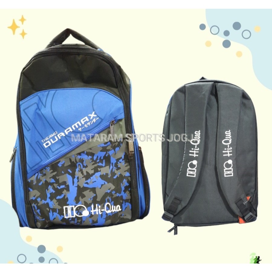 Tas Ransel Hi-Qua Tas Backpack Raket Badminton Hi-Qua Duramax