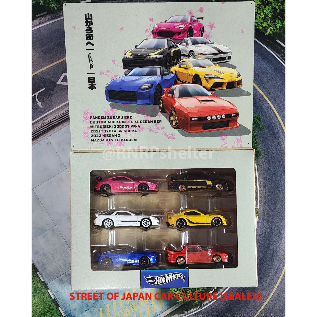 Diecast Hotwheels Hot Wheels original Mattel - Japanese Car Culture set box | Pandem Subaru BRZ | Cu