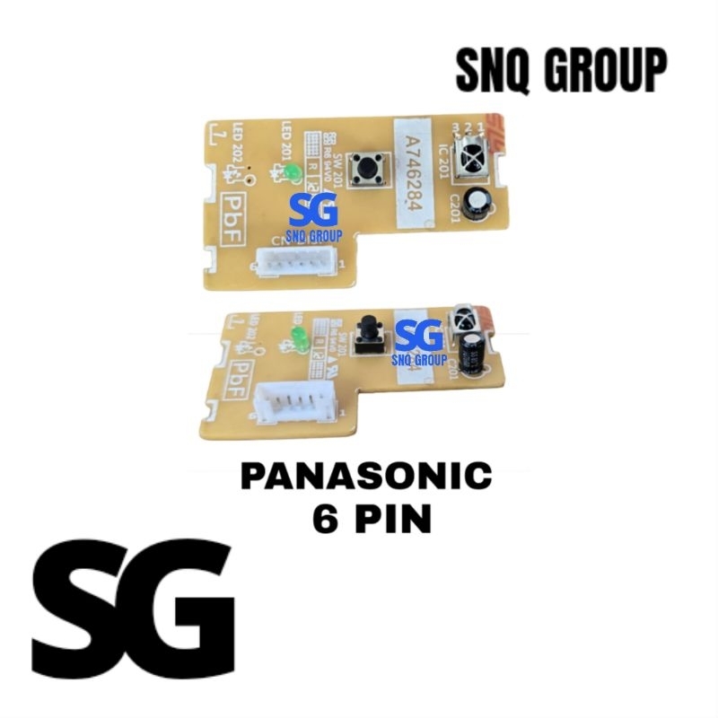 PCB sensor ac panasonic soket 6 pin A746284 - Modul receiver AC panasonic kabel 6 pin