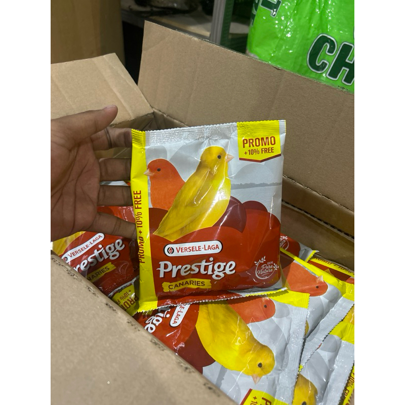 prestige kenari pakan burung kenari canaries versele laga prestige kenari 200gr+20gr