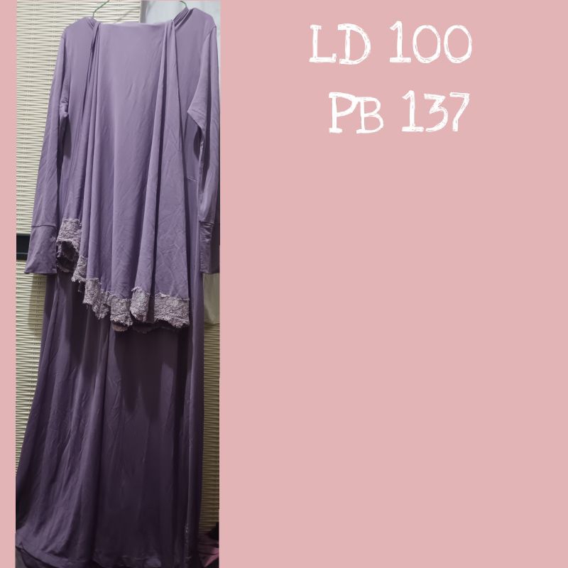 gamis /set gamis /gamis Jersey/ gamis preloved/tunik