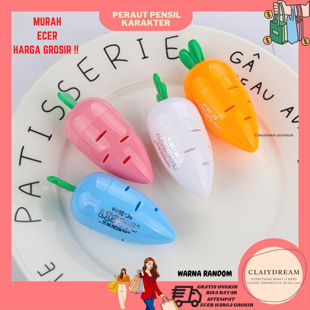 

Peraut Pensil Motif Wortel Rautan Karakter Wortel Carrot Pencil Shaperner