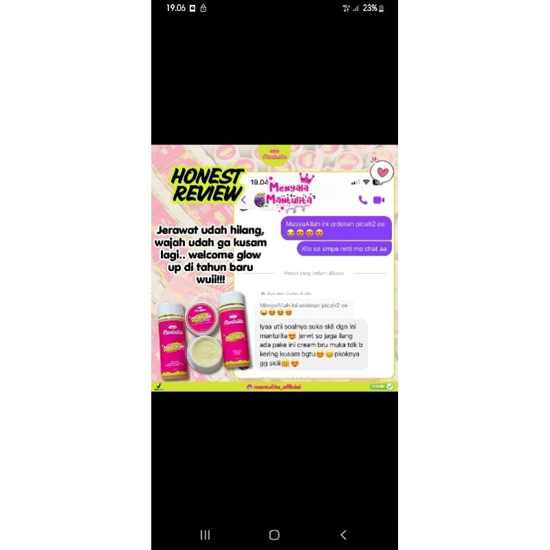 Cream Mantulita Ekonomis