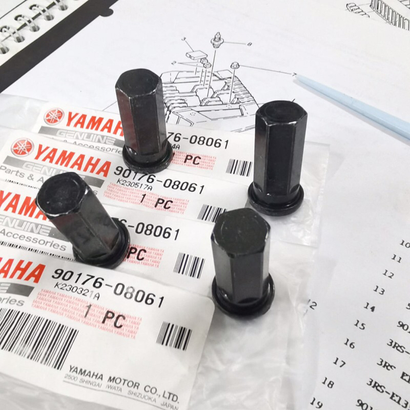 MUR HEAD RXZ RZR YZ RXKING RXS F1ZR SET ORI ORIGINAL 90176-08061