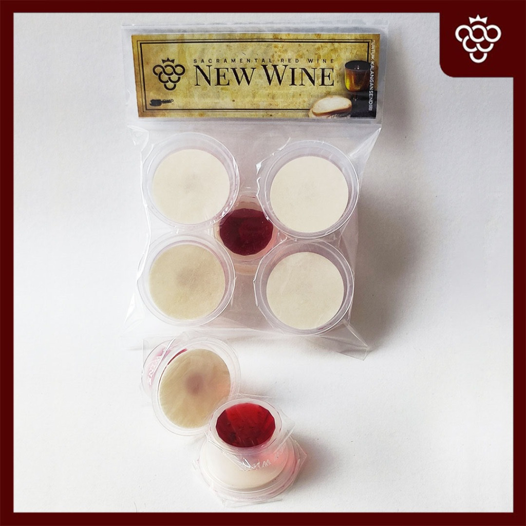 

Paket Eksklusif Anggur Perjamuan Kudus + Hosti Polos Besar - isi 5