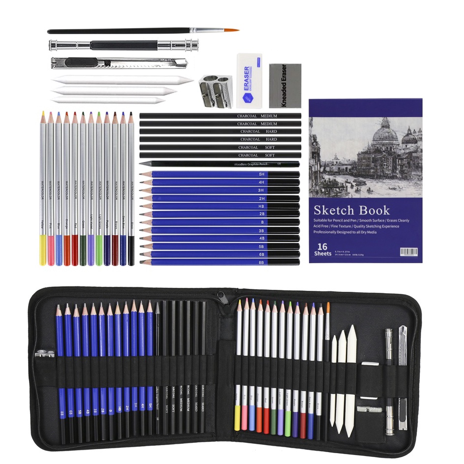 

Pusat Grosir Set Alat Gambar 4177 Buah Set Lukisan Pensil Warna Alat Gambar Pensil Berwarna Memberikan sebuah buku sketsa