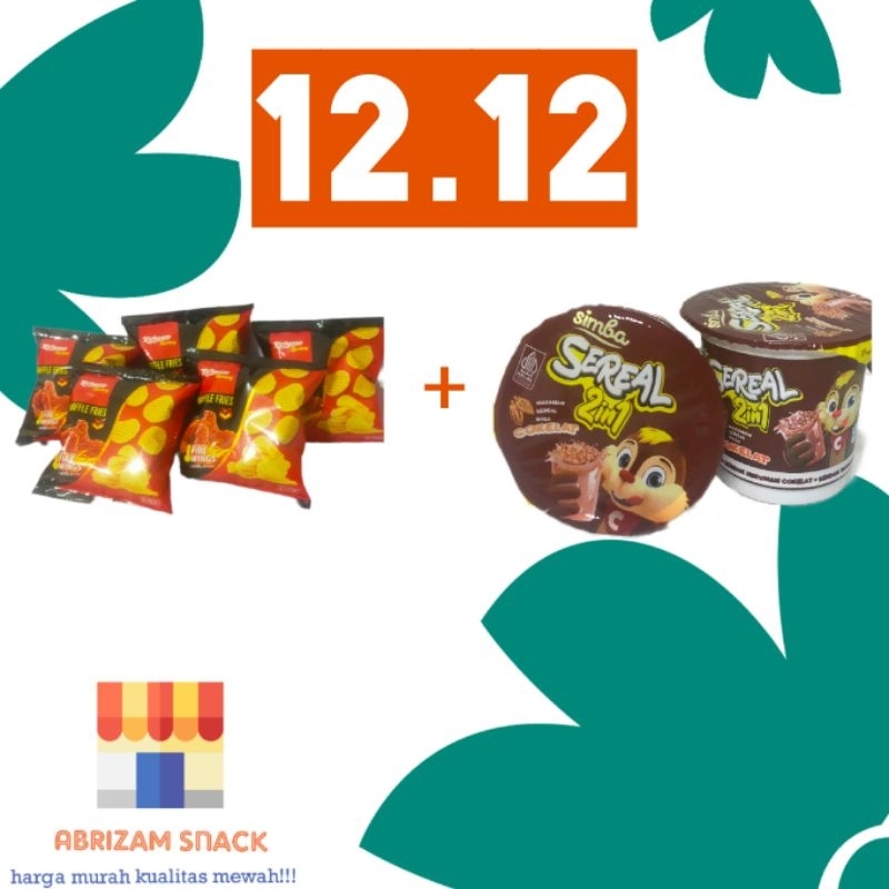 

bundling waffle fries + Simbacup sereal 2in1