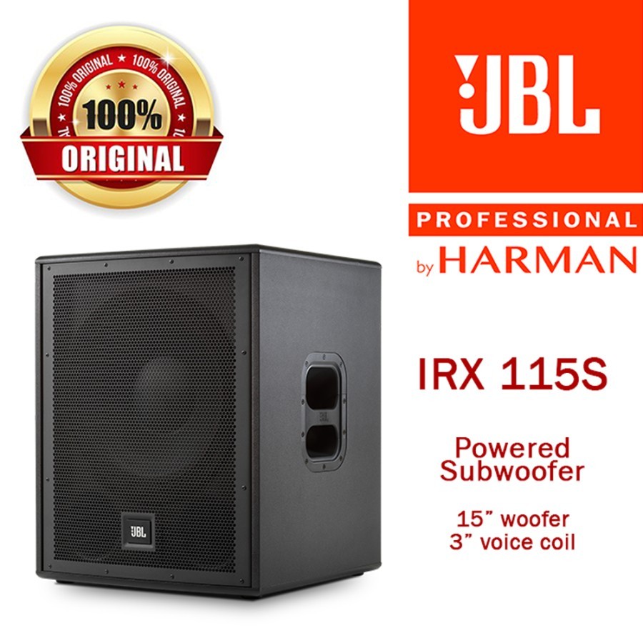 Speaker Subwoofer Aktif JBL IRX115S 15" Subwoofer JBL IRX-115S / JBL IRX 115S 15 Inch Subwoofer JBL