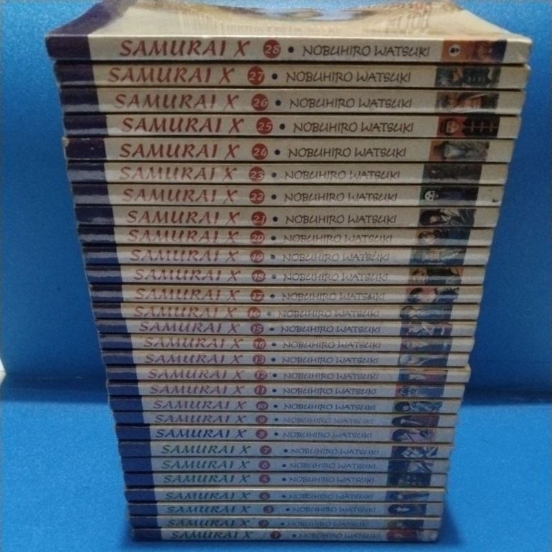 Komik original SAMURAI X by Nobuhiro Watsuki 1-28 set