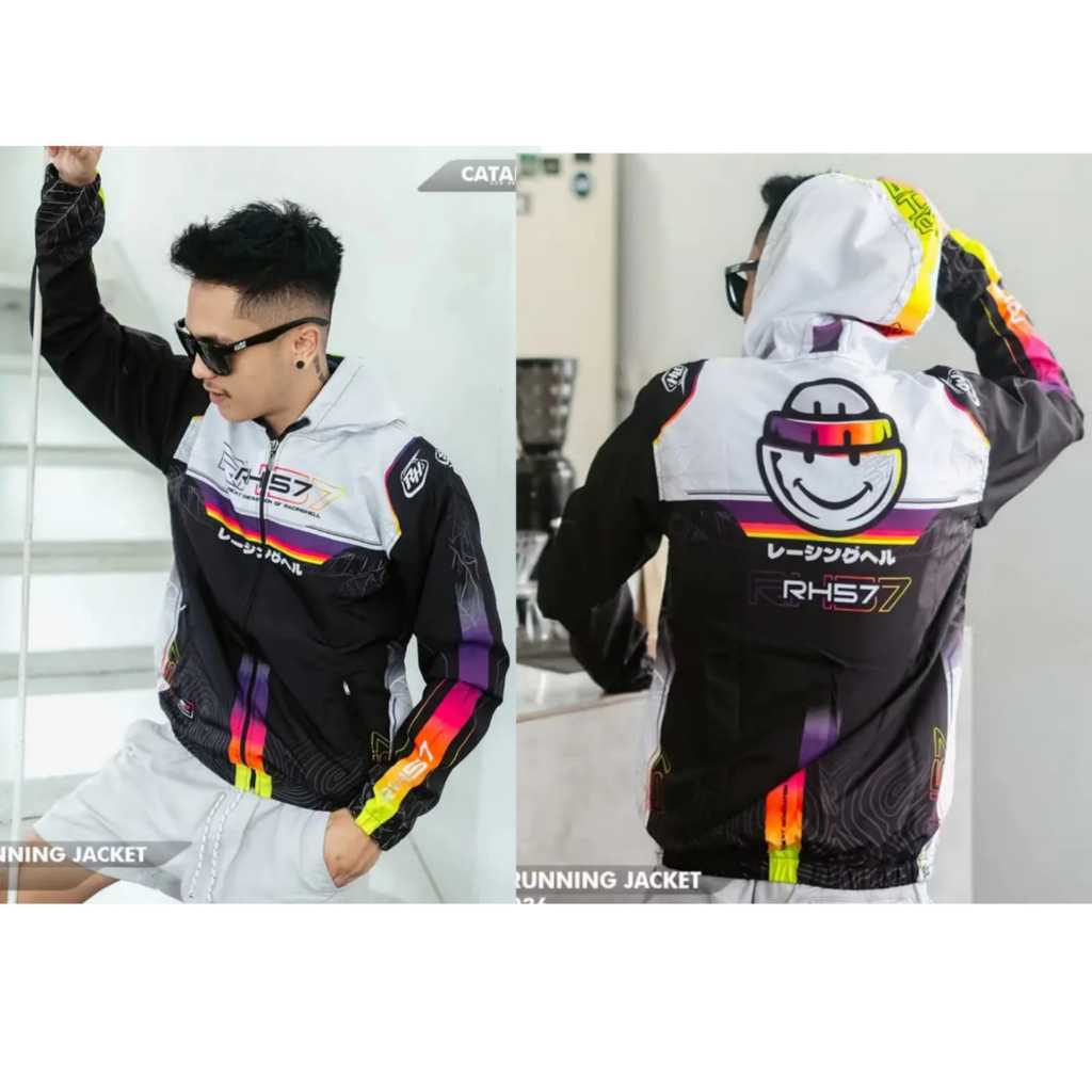 Jaket Running RH57 Jaket Racing Hell Jaket Balap Rh57 Pria Wanita