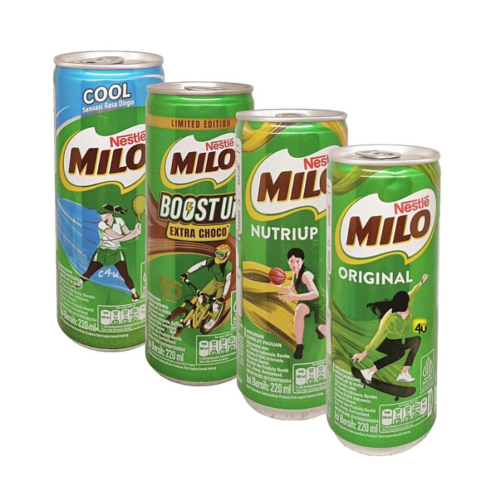 

Milo susu UHT kaleng 220 ml (high calcium / activ go / healthy cool)