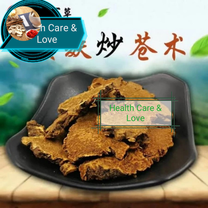 

Chao Cang Zhu 炒蒼朮 Fried Atractylodis Processed Shu Atractylodes Lancea Premium Grade 50 Gr