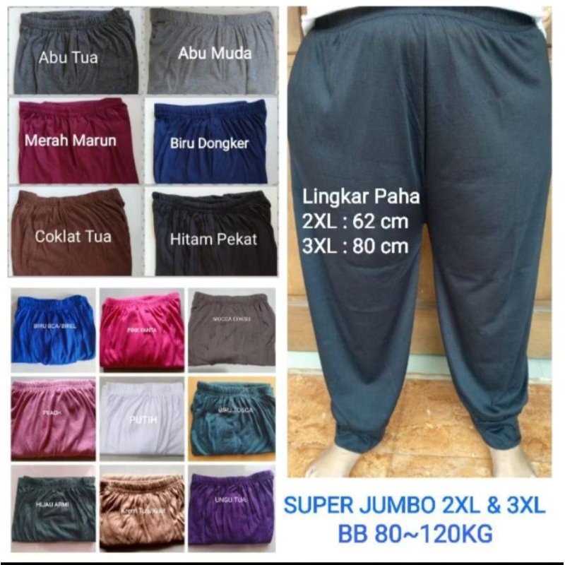CELANA SUPER JUMBO/celana Aladin wanita dan pria/celana panjang wanita/aladin super jumbo/celamis su