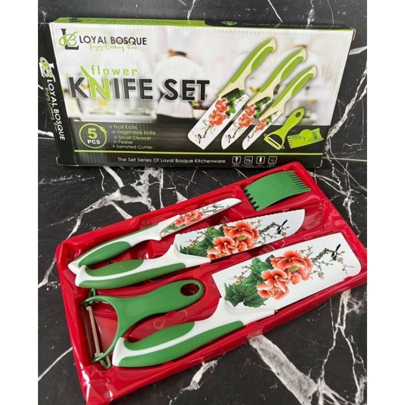 pisau set gold pisau set 5 pcs pisau set tajam