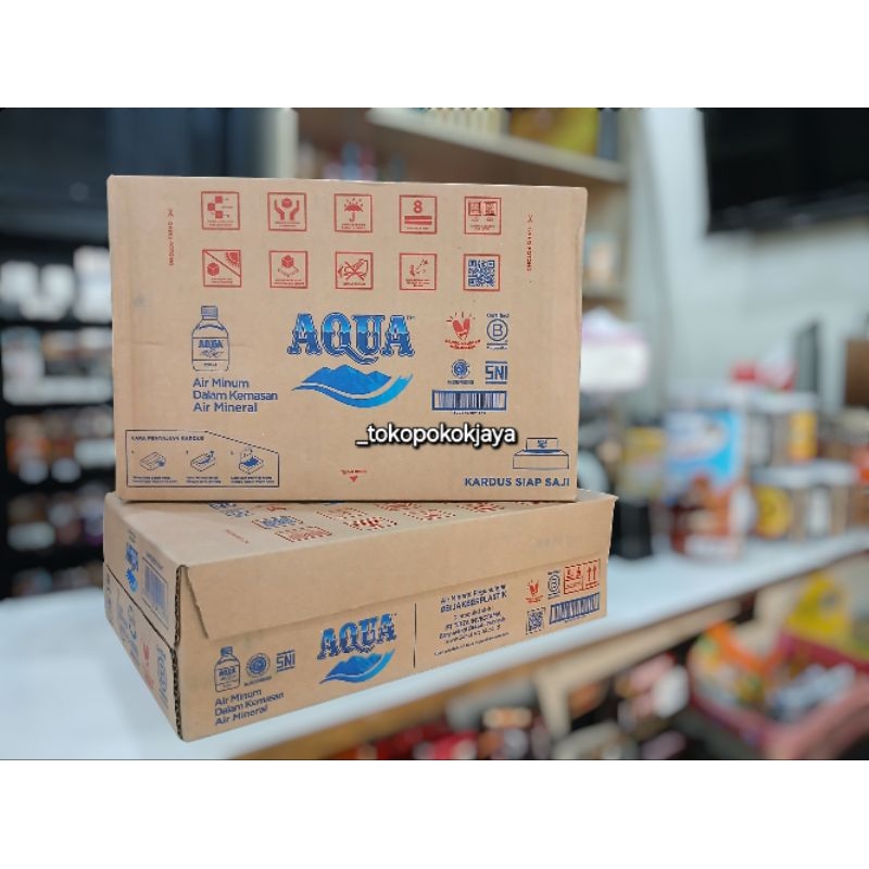 

AQUA AIR MINERAL 220ML | Kemasan Dus Botol Imut Isi 24 Cube