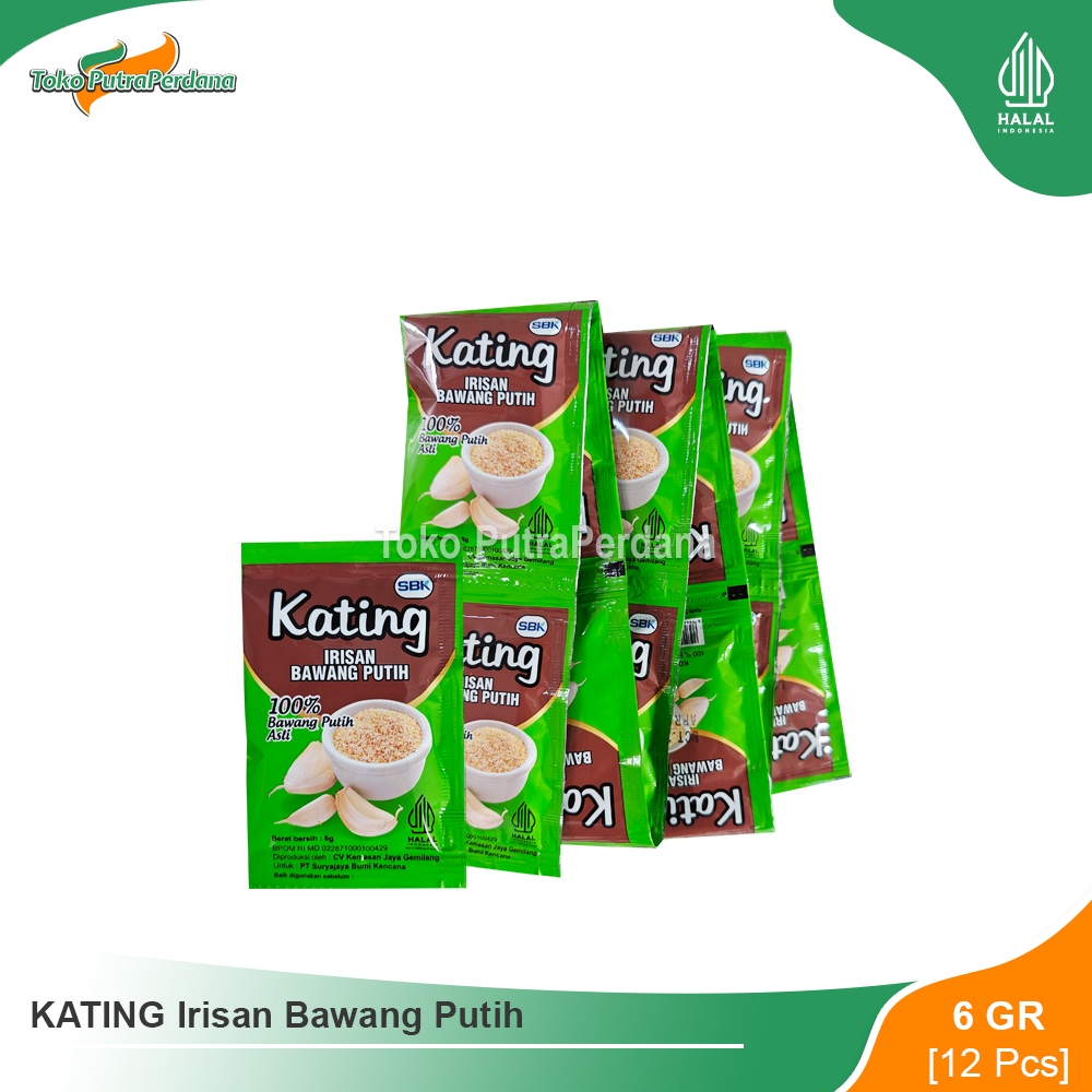 

KATING Irisan Bawang Putih 6gr (12 Pcs)